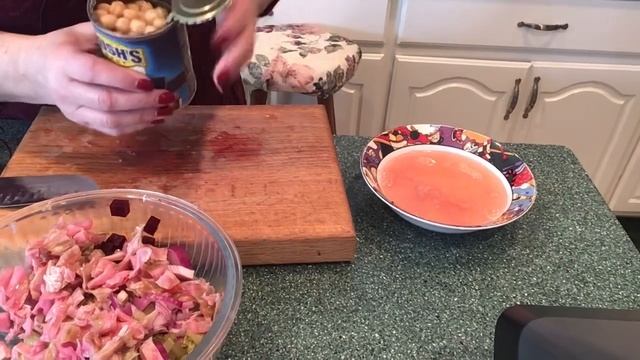 Очень легко и вкусно салат Зимний