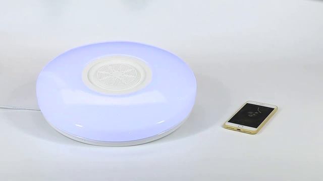 Round WEJ RGB 36cm 2w hangszorós Okos Lámpa смотреть онлайн