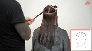 Объемные круглые слои на длинные волосы