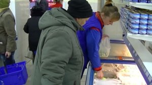 Открытие супермаркета «Народный»