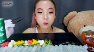 [Mukbang]🦐Raw shrimp 생새우 얼사운드 먹방! 生エビ กุ้งสด Tôm tươi Real sound  Korean Eating Show ASMR | 쎄미