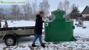 Монтаж станции биологической очистки Альта Био 5 (Канализация без запаха и откачки - принцип работы