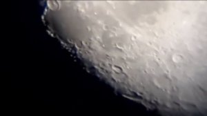 Moon from Celetron 80LCM Telescope