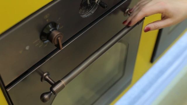 Электрический духовой шкаф Maunfeld MEOXN 376RCC TA медный смотреть онлайн