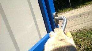 Откатные ворота на винтовых сваях со встроенной калиткой НОВЫЕ ВОРОТА
