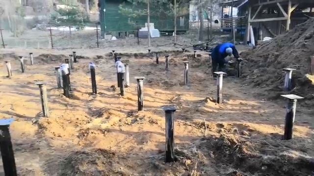 Монтаж винтовых свай миниэскаватором в орехово смотреть онлайн