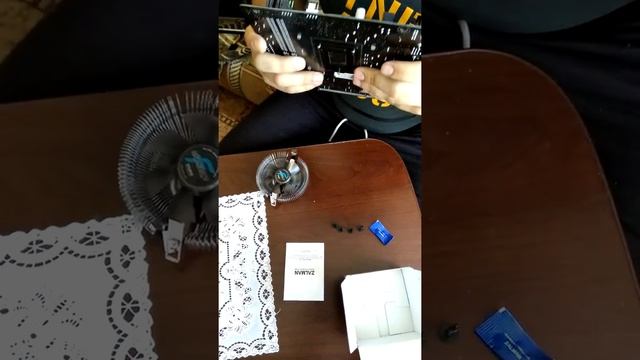 Установка кулера Zalman CNPS80F LowProfile. Часть 1. смотреть онлайн