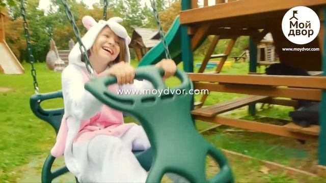 Качели двойные пластиковые на цепях смотреть онлайн