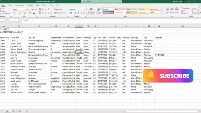 Excel Basics for Beginners 2023 | Alignment | Wrap text | Merge & Center tion - Part 5