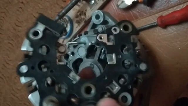 Замена диодного моста генератора ВАЗ 2111 смотреть онлайн