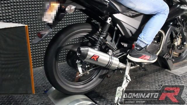 Honda CBF 125 2014 ? Dyno ? Pure Sound ? Dominator Exhaust System ?HQ Sound ?? Exhaust Compilation