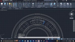 How to draw ball bearing in Auto CAD | How to make a 3D ball Bearing