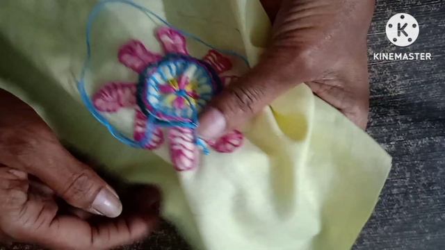 How to make beautiful embroidery without fream easy hand embroidery смотреть онлайн