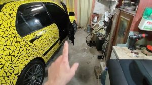 Установка холодного RGB неона в салон Lancer 9