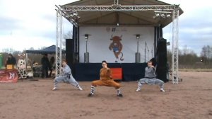 Комплекс "Ба дуань цзинь". Shaolin Ba Duan Jin. Цигун монастыря Шаолинь.