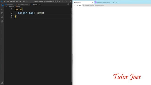 Bootstrap 5 Default Media Breakpoints | Tutor Joe's | Tamil смотреть онлайн