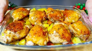 Курицу больше не жарю просто так. Всем очень понравился этот ужин по рецепту моей бабушки.