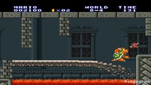 Super Mario Bros: The Lost Levels All Bosses ( No Damage)