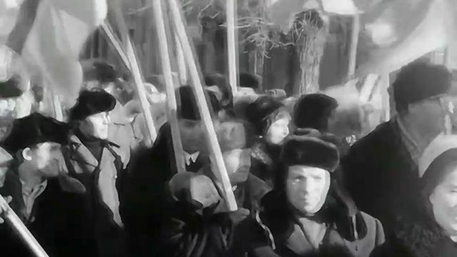 Демонстрация 7 ноября. Тобольск. 1974 год.
