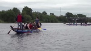 Спортивные соревнования на лодках "Дракон"