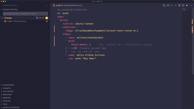 Como configurar o Github Actions para rodar os testes do Laravel смотреть онлайн