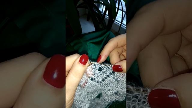 Оренбургский ажур "горох"