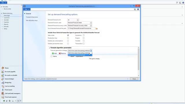 Microsoft Dynamics AX: Demand Forecasting Demo - Setup