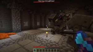 Can I beat Ferrous Wroughtnaut WITHOUT Armor/Buffs in Minecraft?! | Boss Guide (Mowzie's Mobs mod)