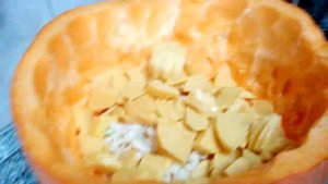 Жаркое в домашней тыкве.