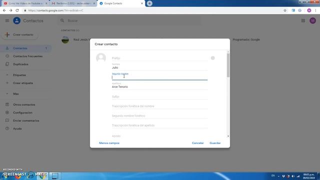 Cómo Agregar Contactos en Gmail смотреть онлайн