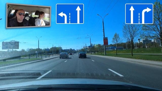 Пробный экзамен в ГАИ с Викой