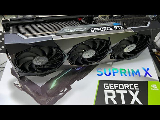 MSi RTX3090 TI SUPRIM X распаковка и тест в играх часть 1 смотреть онлайн