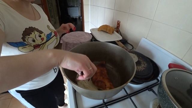 8#Жарим чебуреки #Поездка в деревню #Делать Нечего В Селе смотреть онлайн