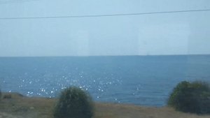 Едем в поезде 524С , завтракаем глядя на море в окно ! Часть 2