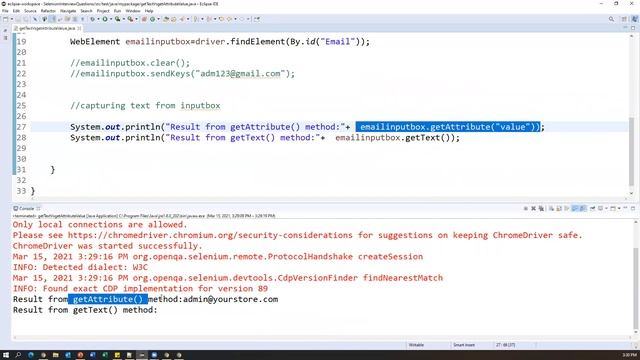Part7-Selenium with Java Tutorial | Practical Interview Questions and Answers | InputBox