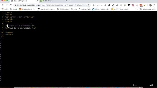 Docker + Vim : Visual Mode смотреть онлайн
