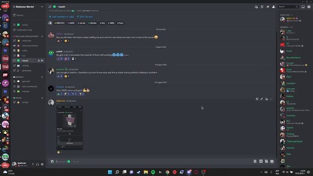 Cheapest ROBLOX Accounts Selling Market on DISCORD! смотреть онлайн