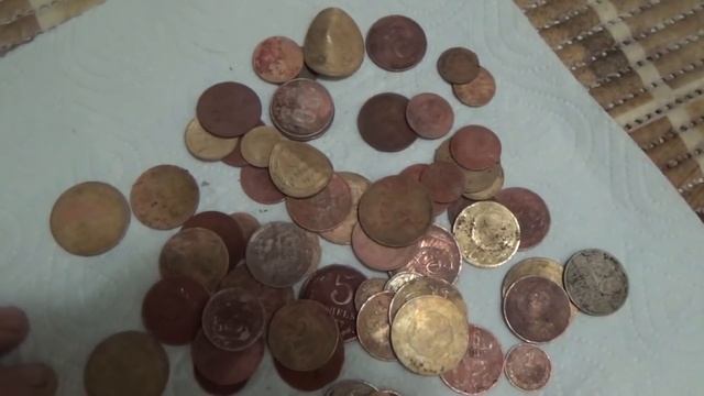 #Чистка монет! 100 монет за 30 минут.Cleaning Coins! 100 Coins In 30 Minutes.