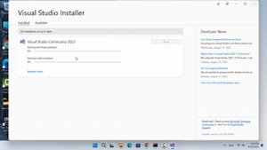 Visual Studio is missing necessary components. Please re-run the Visual Studio installer .