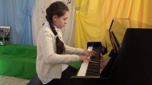 С  Майкапар" Вальс" D dur из цикла "Бирюльки"   10 лет Попович Ксения