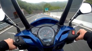 Honda SH 300i 0-100km/h + Top Speed