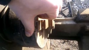 Токарный станок на металлоприемке