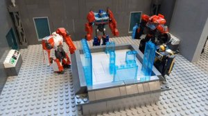 Transformers stop motion|  Tough fight