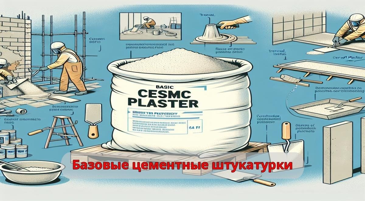 Базовые цементные штукатурки