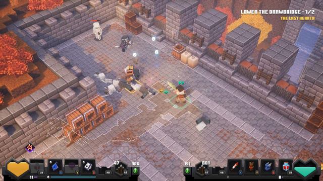 Minecraft Dungeons - one level gameplay and a little commentary смотреть онлайн