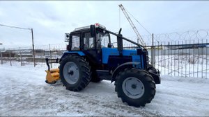 Обзор трактора МУЛ Беларус-1221 с ходоуменьшителем  и мульчером SERRAT FX3