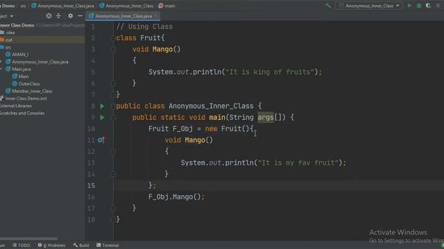 #7.3 Java Tutorial | Anonymous Inner class смотреть онлайн