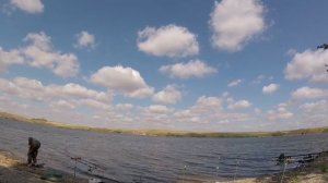 РЫБАЛКА НА ИРИКЛИНСКОМ ВОДОХРАНИЛИЩЕ.. ЖАРА, ВЕТЕР СУДАЧКИ...