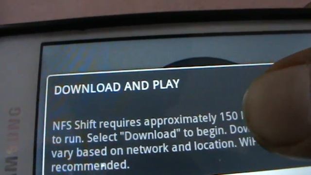Samsung Galaxy Ace Need For Speed Shift PROBLEM смотреть онлайн