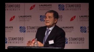 Prof. Romano Prodi at Stamford University, with an introduction by Uwe Morawetz